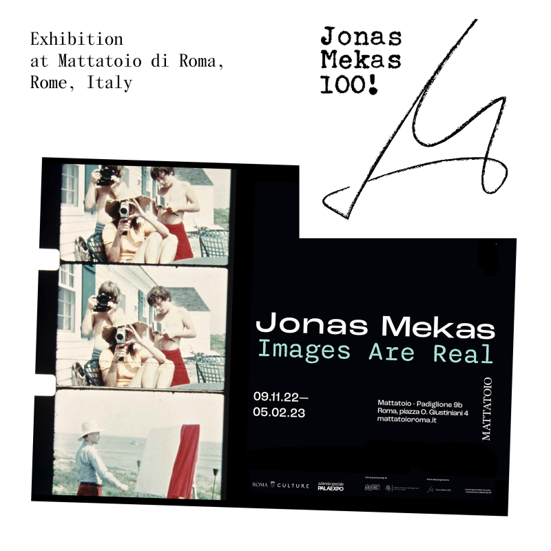 Rome hosts the largest exhibition of Jonas Mekas’ work in Europe