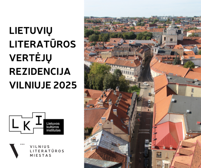 Lithuanian Literature Translators&#8217; Residency in Vilnius 2025